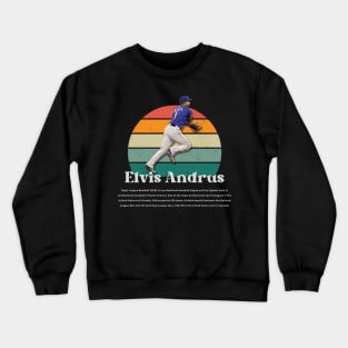 Elvis Andrus Vintage Vol 01 Crewneck Sweatshirt